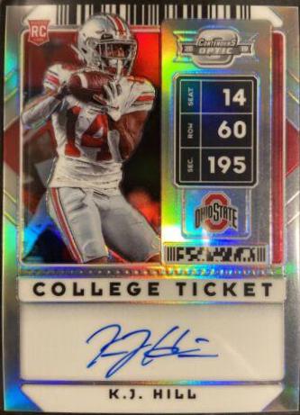 K.J. Hill [Optic Autograph] #119