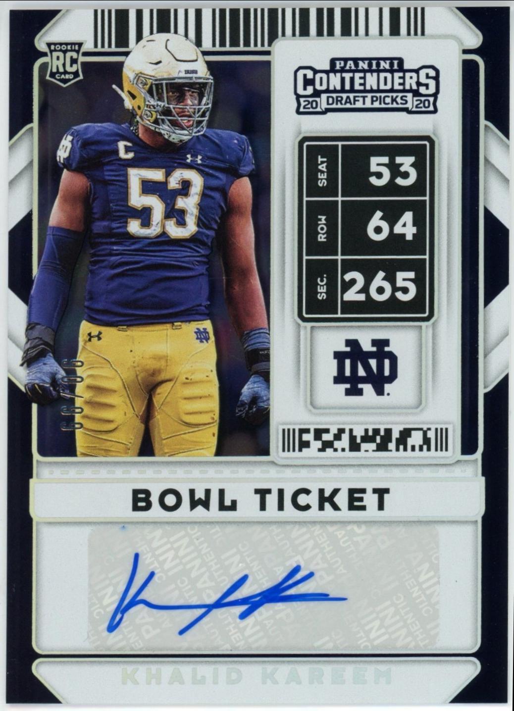 Khalid Kareem [Autograph Bowl] #186