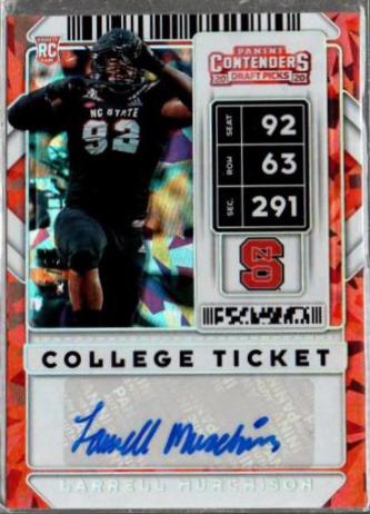 Larrell Murchison [Autograph Cracked Ice] #302