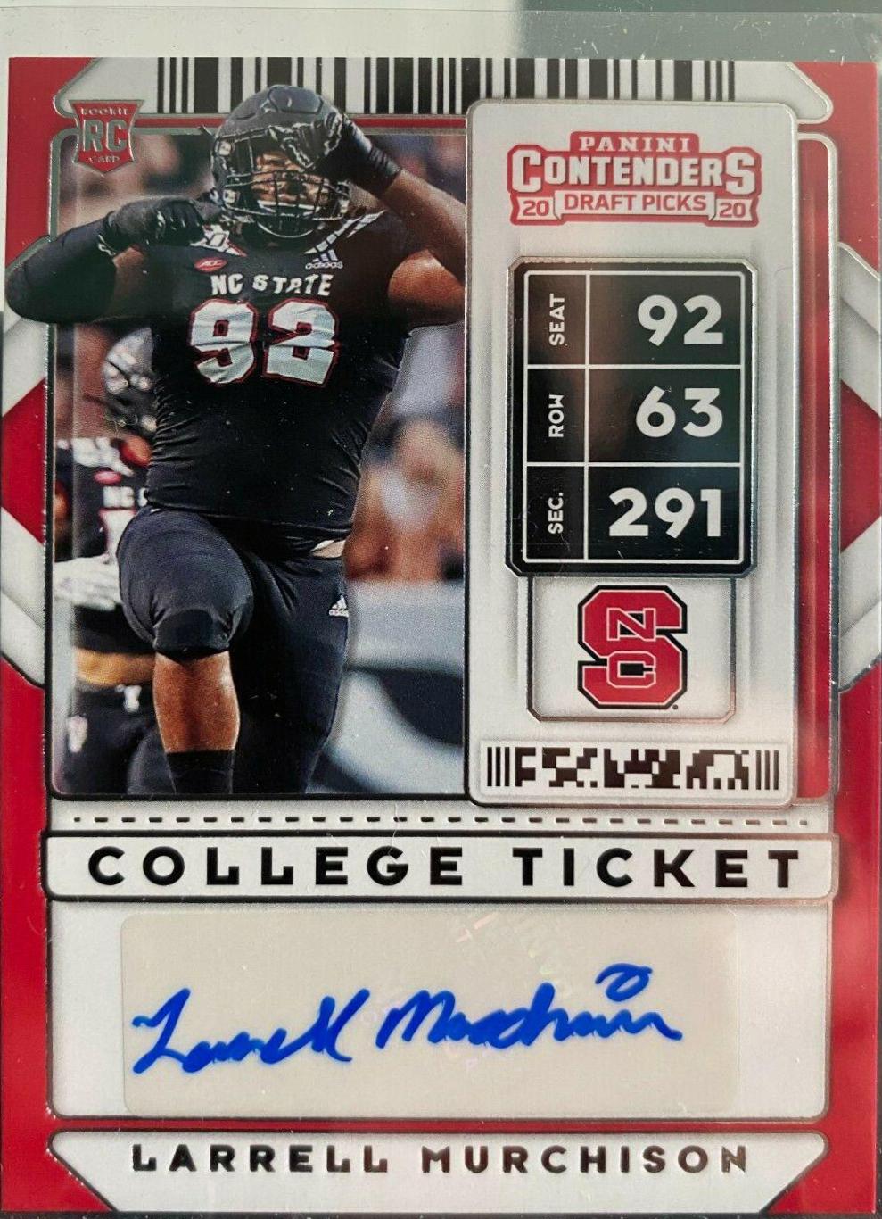 Larrell Murchison [Autograph] #302