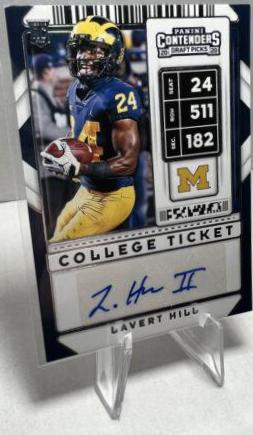 Lavert Hill [Autograph Draft Blue Foil] #253