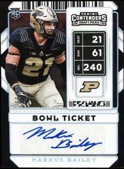 Markus Bailey [Autograph Bowl] #266