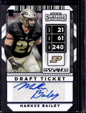 Markus Bailey [Autograph Draft Blue Foil] #266
