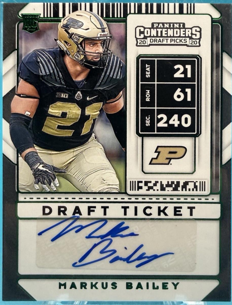 Markus Bailey [Autograph Draft Green Foil] #266