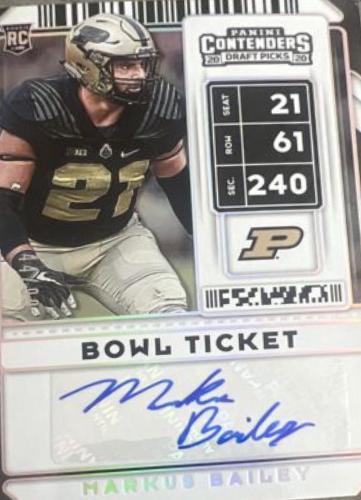 Markus Bailey [Autograph Draft Touchdown] #266