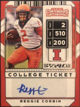 Reggie Corbin [Autograph Draft Touchdown] #278