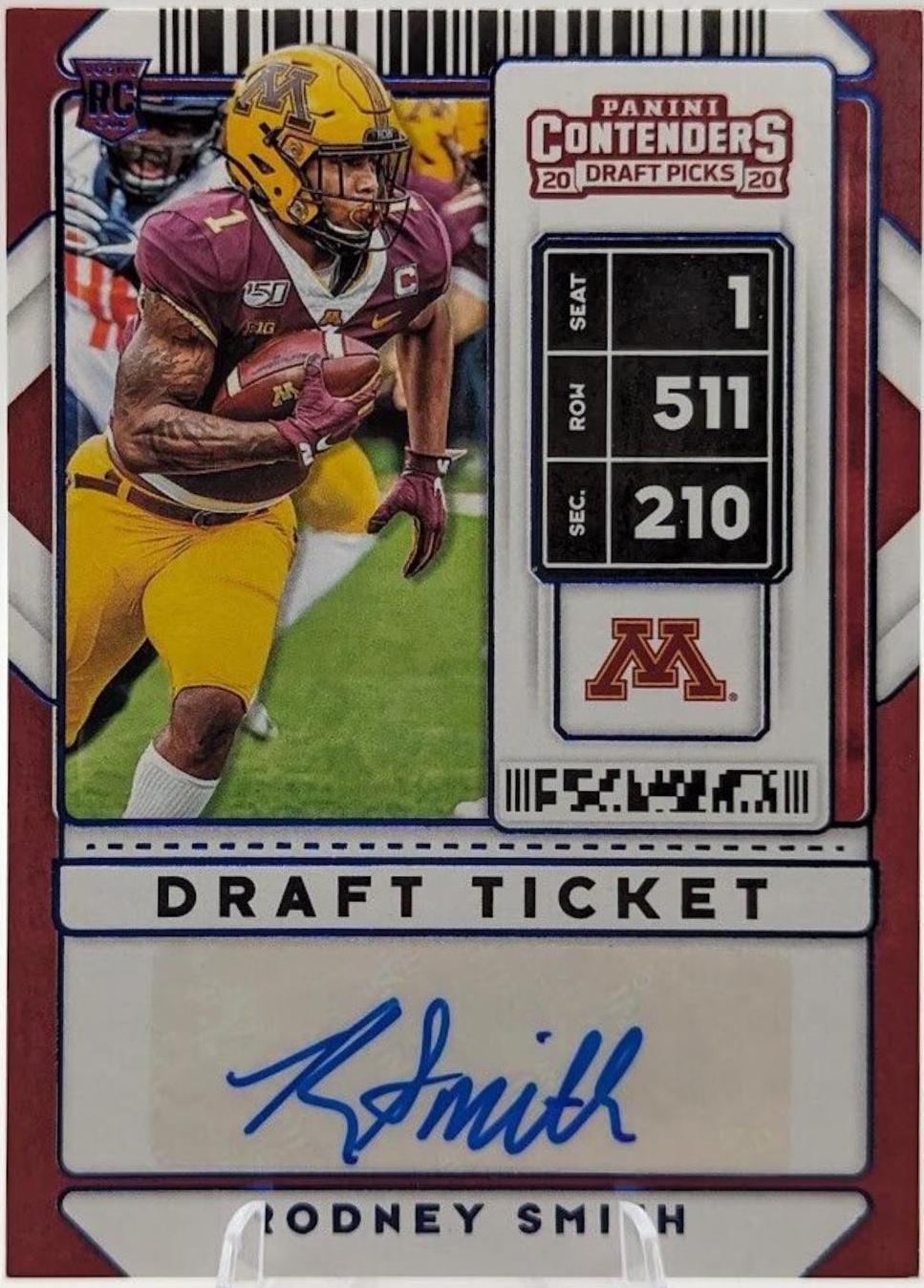 Rodney Smith [Autograph Draft Blue Foil] #258