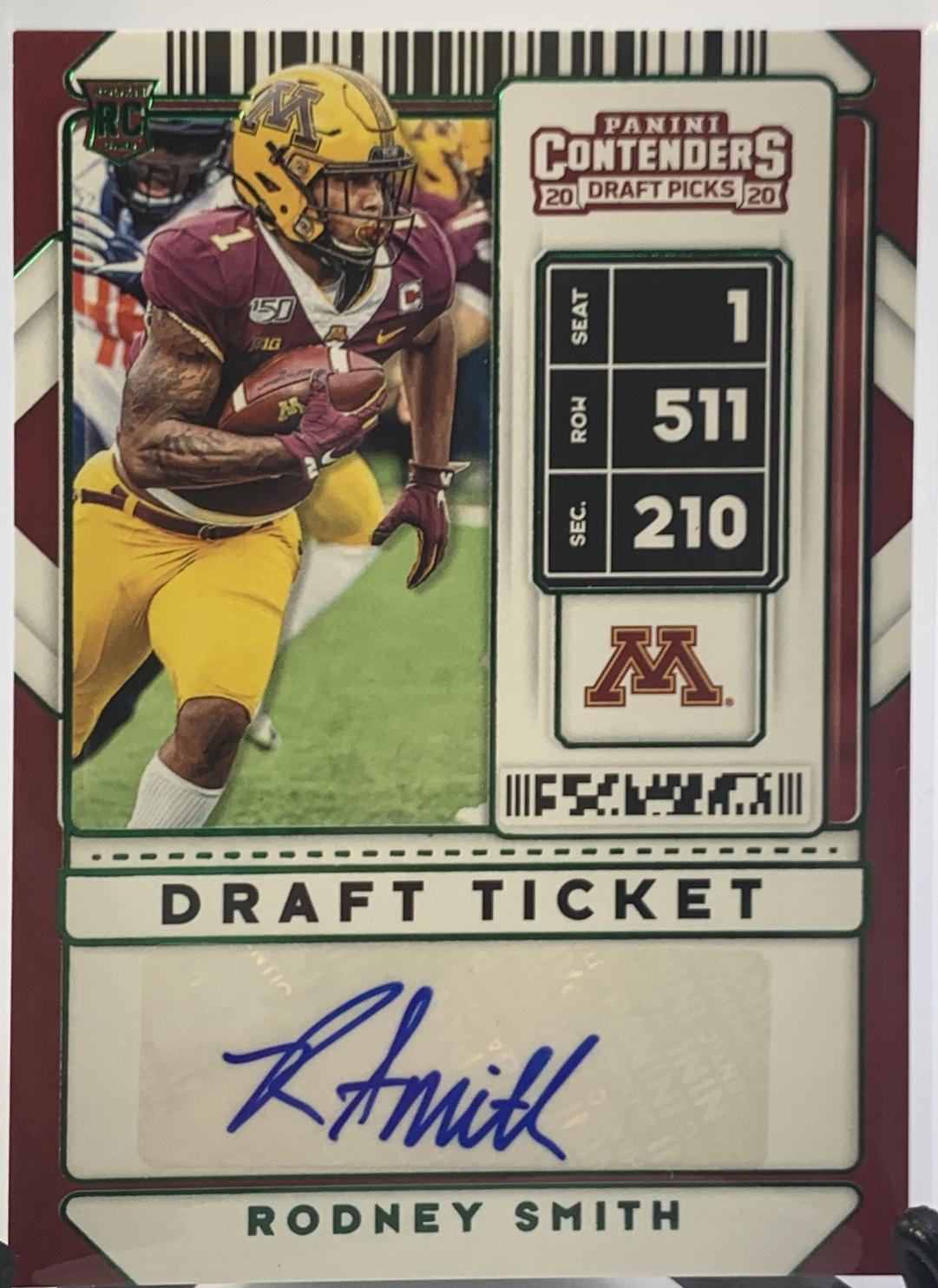 Rodney Smith [Autograph Draft Green Foil] #258