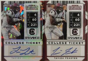 Tavien Feaster [Autograph Cracked Ice] #298