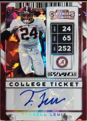 Terrell Lewis [Autograph Cracked Ice] #164