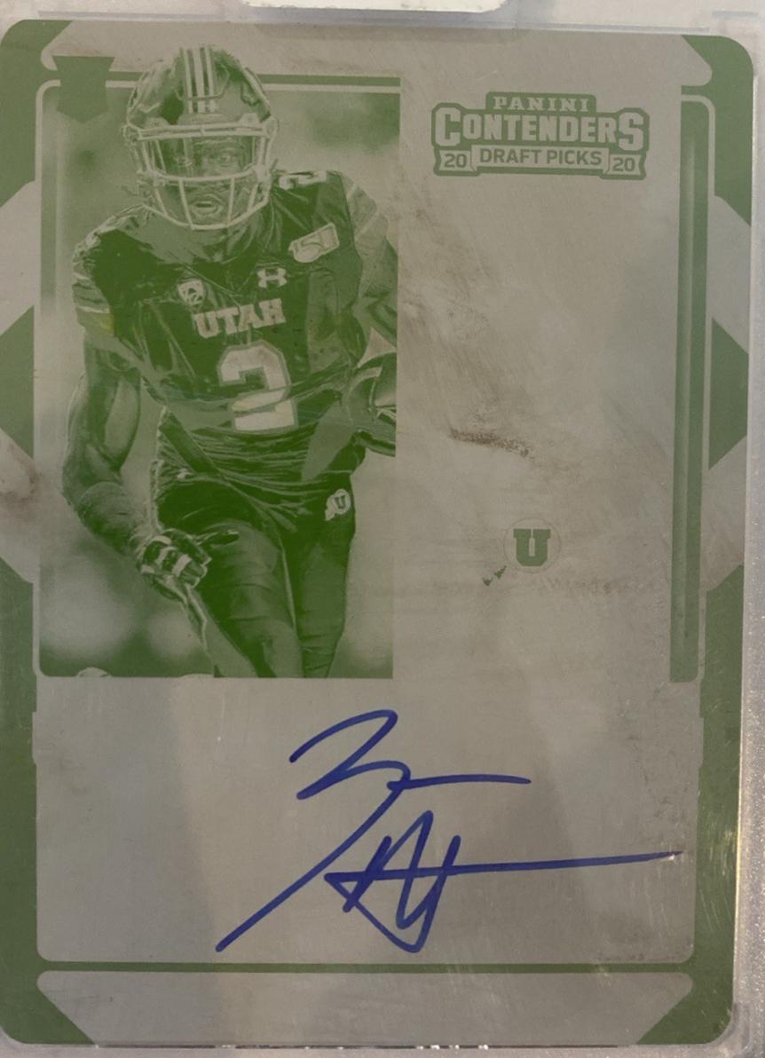 Zack Moss [Variation 1 Autograph Draft Touchdown] #124