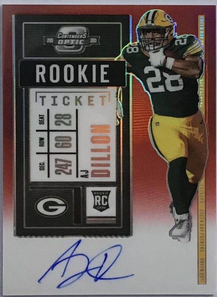 AJ Dillon [Autograph Red] #126