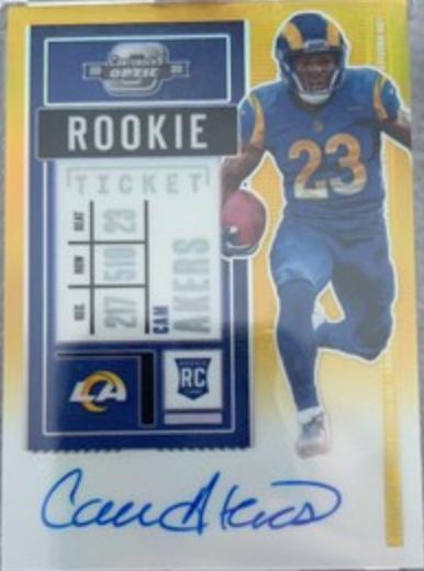 Cam Akers [Autograph Gold] #121