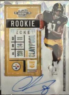 Chase Claypool [Autograph Cracked Ice] #120