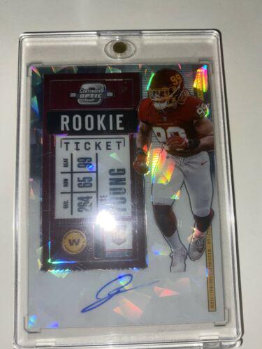 Chase Young [Autograph Cracked Ice] #102