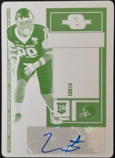 Curtis Weaver [Autograph Printing Plate] #185