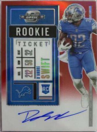 D'Andre Swift [Autograph Red] #115