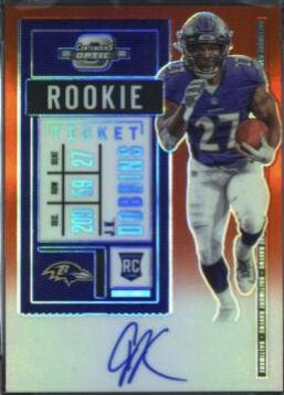 J. K. Dobbins [Autograph Red] #123