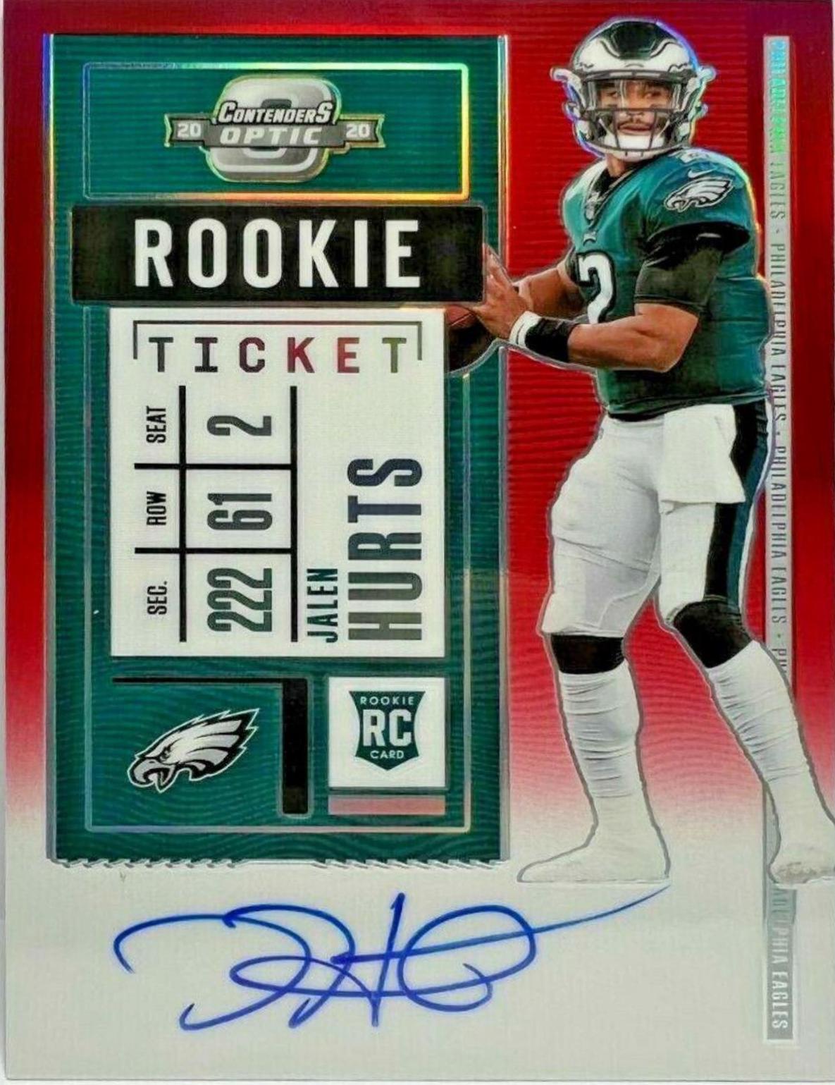 Jalen Hurts [Autograph Red] #122