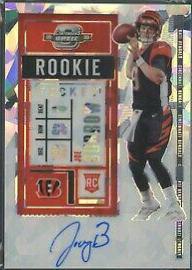 Joe Burrow [Autograph Cracked Ice] #101