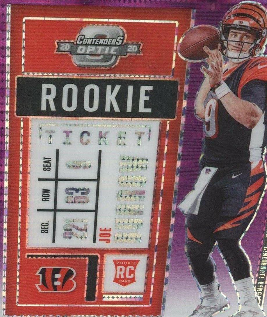 Joe Burrow [Autograph Purple Pulsar] #101