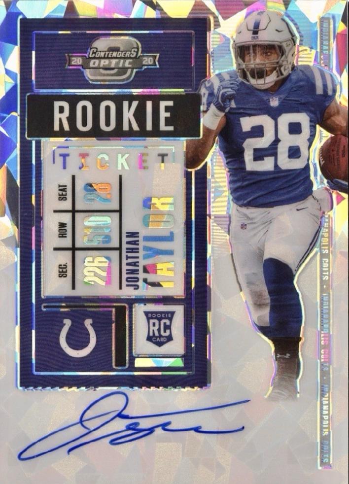 Jonathan Taylor [Autograph Cracked Ice] #116