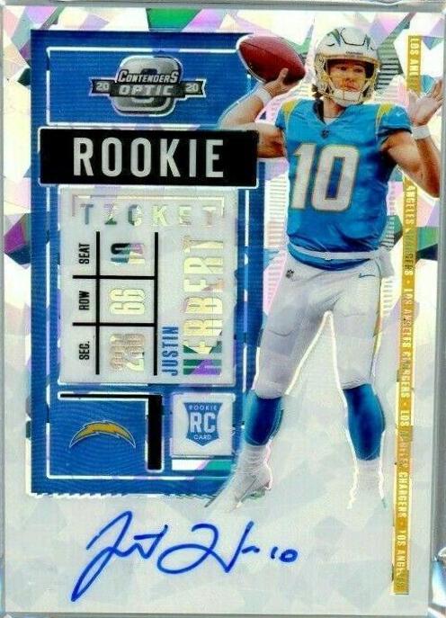 Justin Herbert [Autograph Cracked Ice] #104