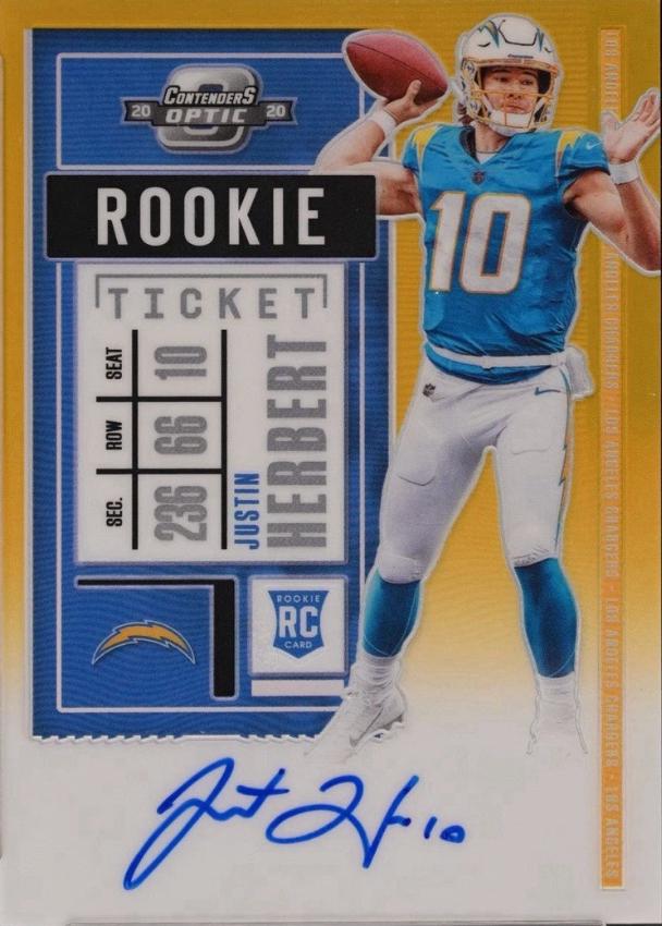 Justin Herbert [Autograph Gold] #104