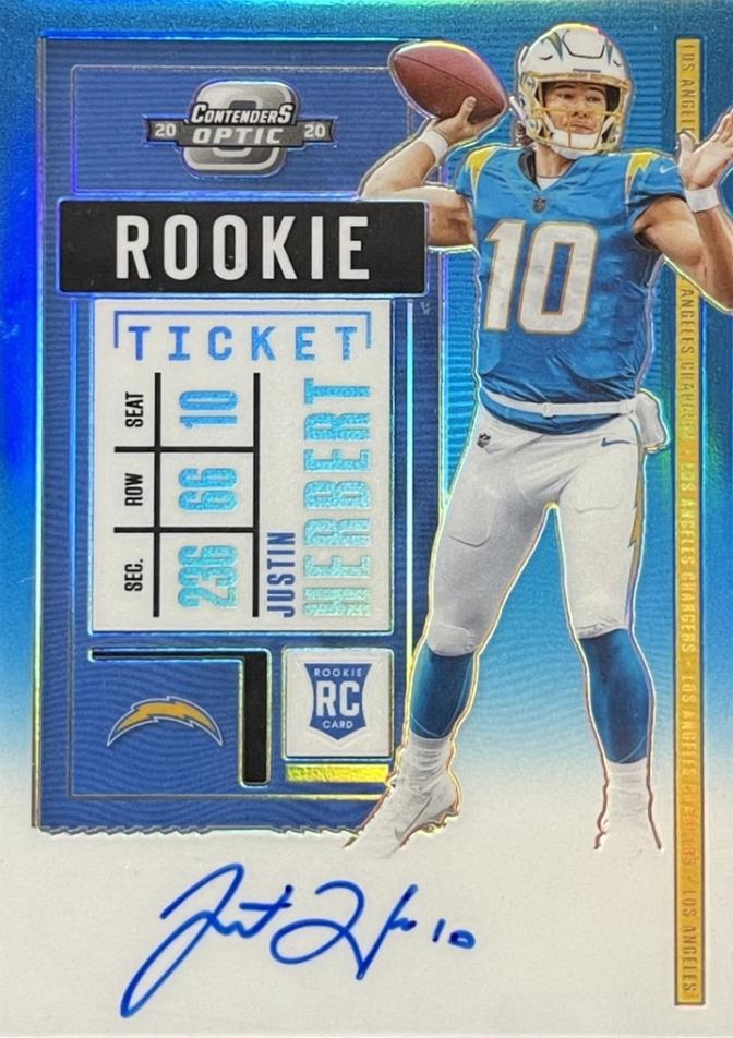 Justin Herbert [Autograph Teal] #104