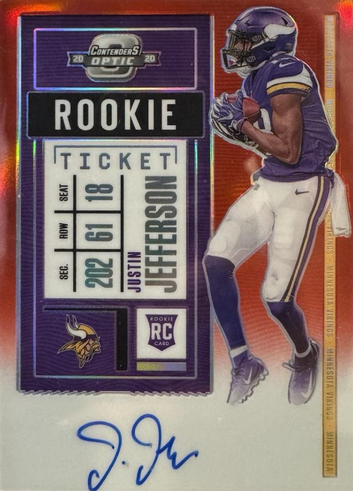Justin Jefferson [Autograph Red] #109