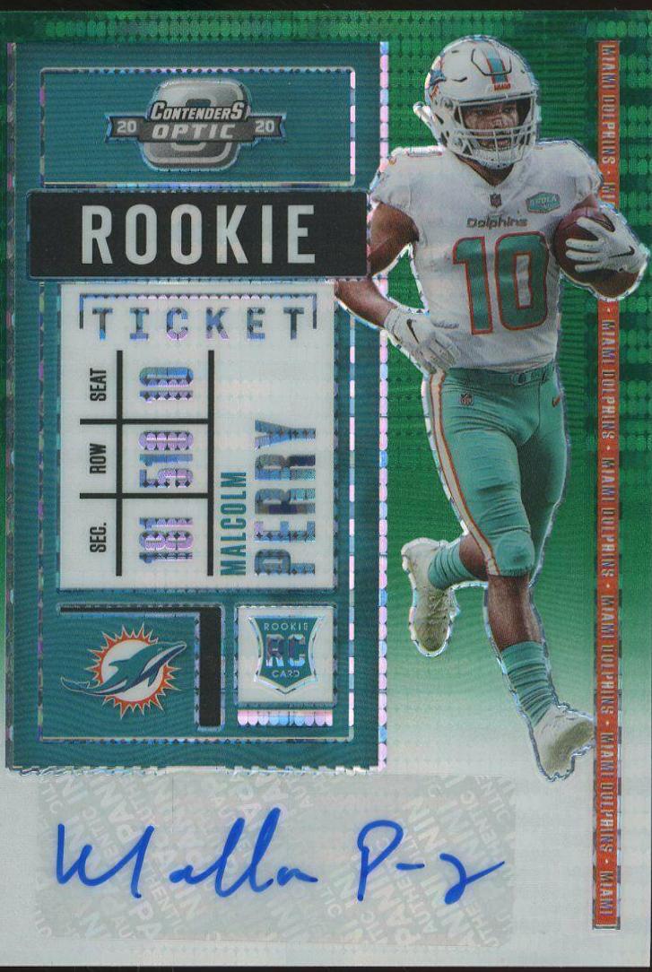 Malcolm Perry [Autograph Green Pulsar] #200