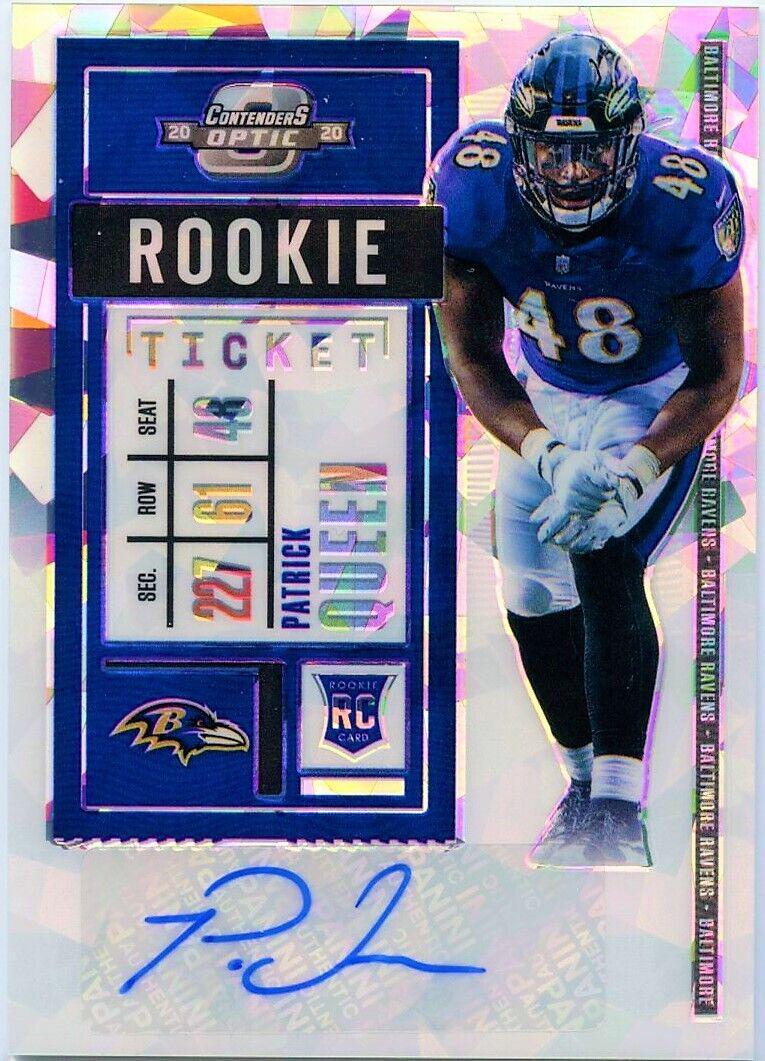 Patrick Queen [Autograph Cracked Ice] #151
