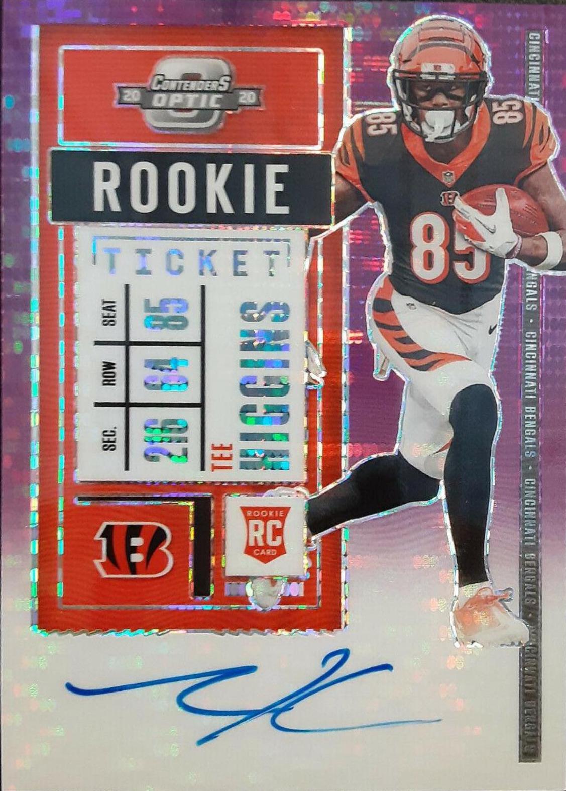 Tee Higgins [Autograph Purple Pulsar] #113