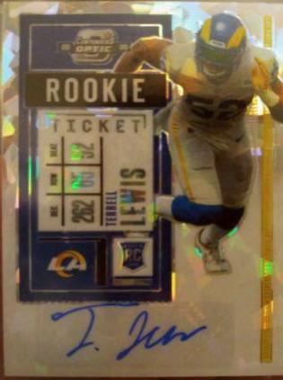 Terrell Lewis [Autograph Cracked Ice] #166