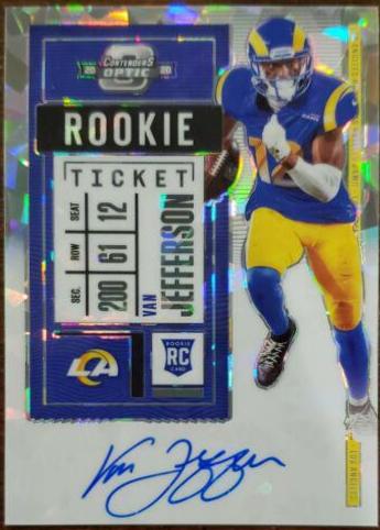 Van Jefferson [Autograph Cracked Ice] #124