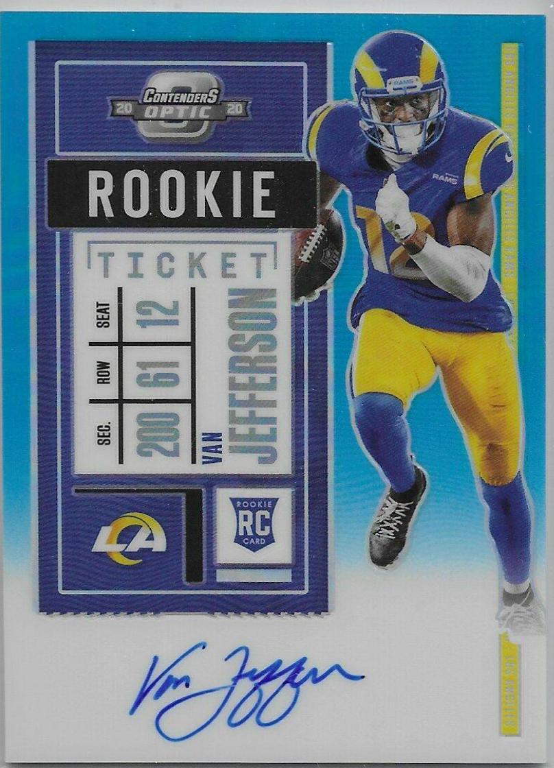 Van Jefferson [Autograph Teal] #124