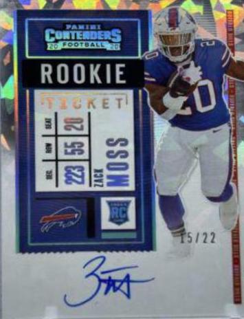 Zack Moss [Autograph Cracked Ice] #131
