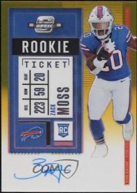 Zack Moss [Autograph Gold] #131
