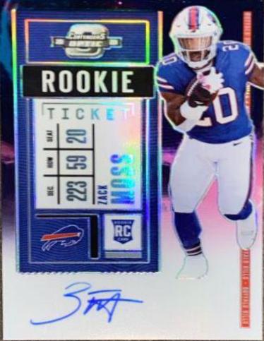 Zack Moss [Autograph Nebula] #131