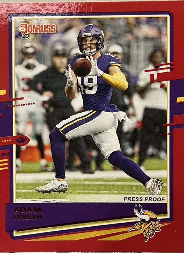 Adam Thielen [SP Red Press Proof] #160