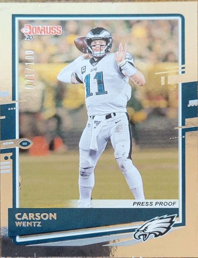 Carson Wentz [SP Silver Press Proof] #205