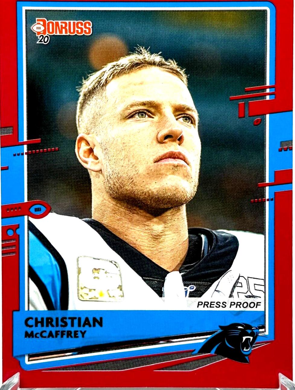 Christian McCaffrey [SP Red Press Proof] #48