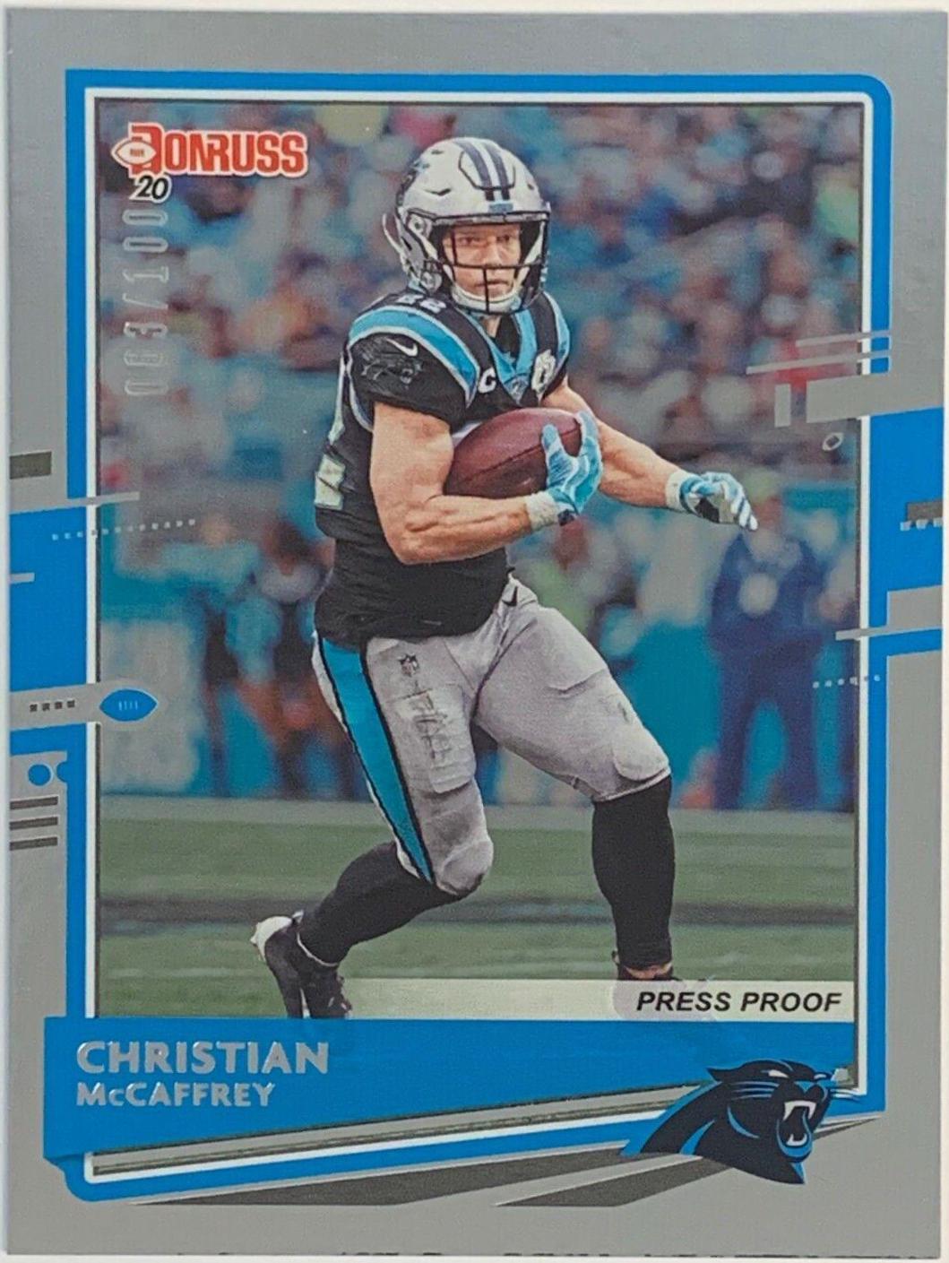 Christian McCaffrey [SP Silver Press Proof] #48