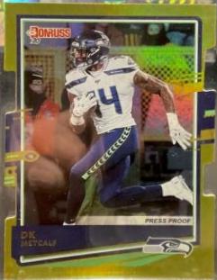 DK Metcalf [SP Gold Die Cut Press Proof] #224