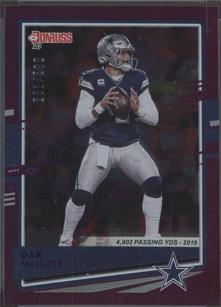 Dak Prescott [SP Season Stat Line] #78