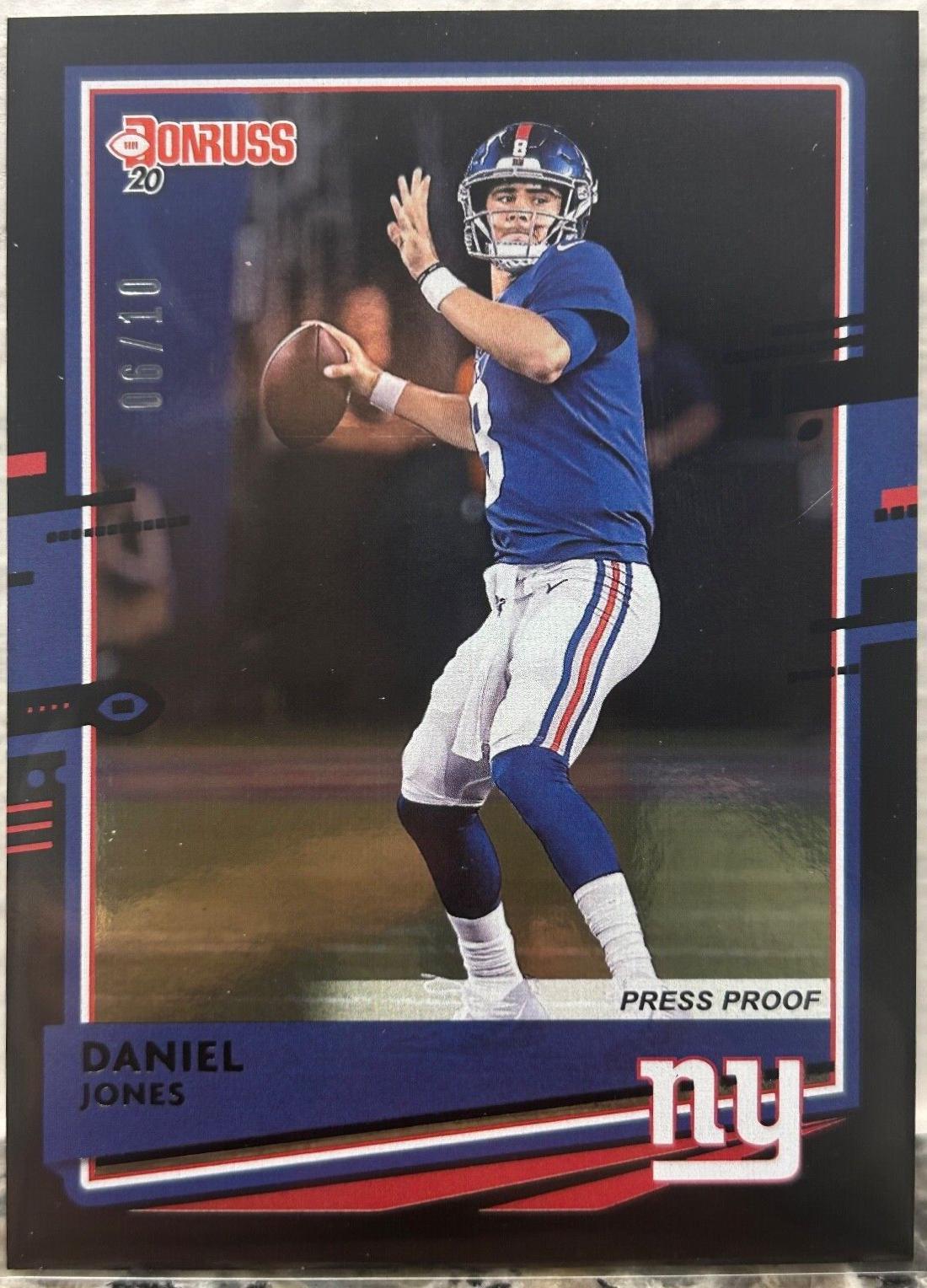 Daniel Jones [SP Black Press Proof] #183