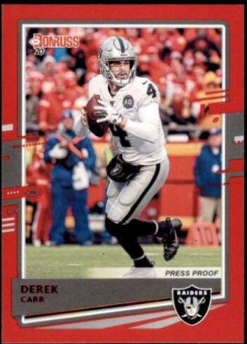 Derek Carr [Red Press Proof] #197