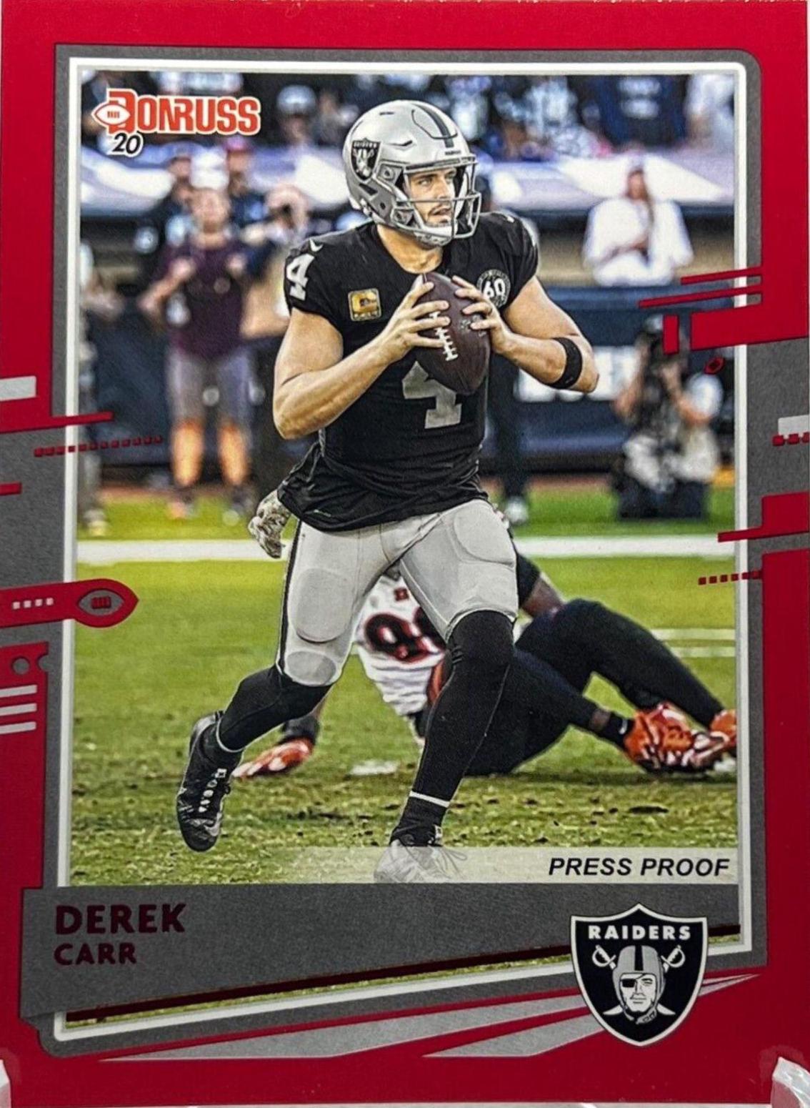 Derek Carr [SP Red Press Proof] #197