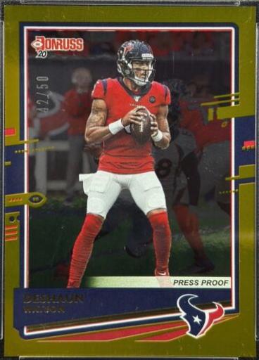 Deshaun Watson [SP Gold Press Proof] #111