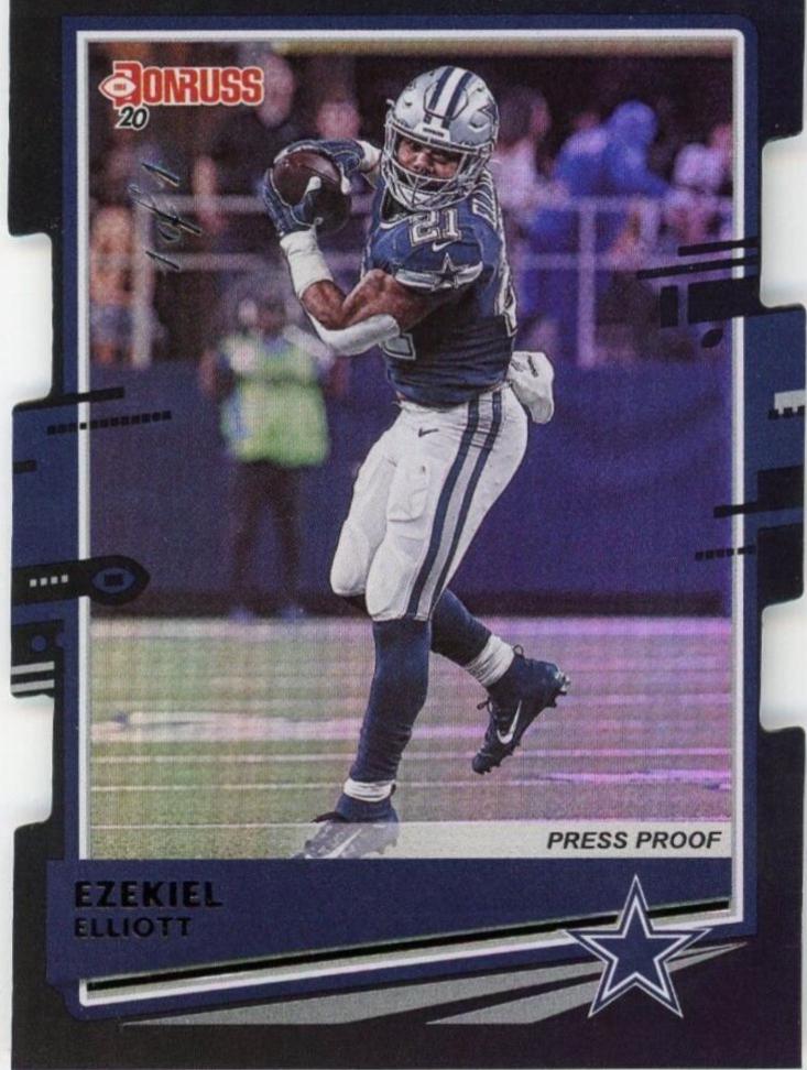 Ezekiel Elliott [SP Silver Die Cut Press Proof] #79